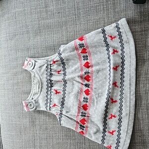 Christmas dress 3-6m